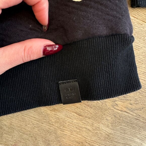 Omami Mini Kids Black Sweatshirt With Moon Print Design US6/Euro 114-130 - Picture 3 of 7